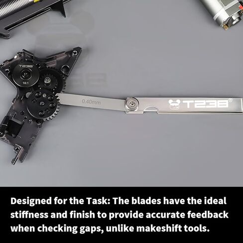 High-Precision Feeler Gauge Set for AEG Piston，Airsoft Spiral Gear Set (0.1-1 mm) in Kuwait