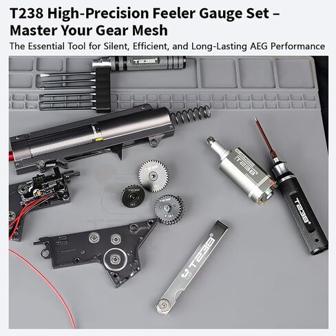 High-Precision Feeler Gauge Set for AEG Piston，Airsoft Spiral Gear Set (0.1-1 mm) in Kuwait