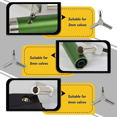 Jadeshay Element Valve Key، Airsoft KSC WA Gas Magazine أداة إزالة صمام الشحن، الفولاذ المقاوم للصدأ، التعامل السلس، التوافق العالمي وسهولة الصيانة in Saudi Arabia