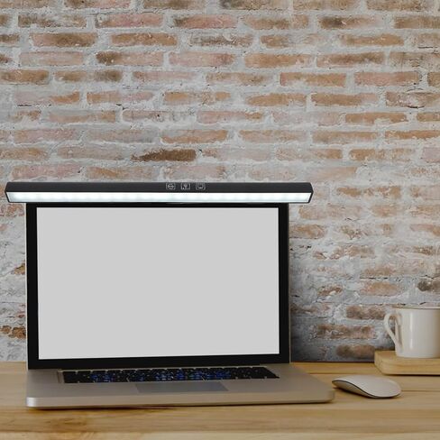 Zerodeko شريط إضاءة شاشة USB مع فلتر ضوء أزرق خافت، مصباح شاشة يمكن التحكم فيه باللمس لحماية العين، مصباح قراءة USB للاستخدام المكتبي والكمبيوتر المنزلي in Kuwait