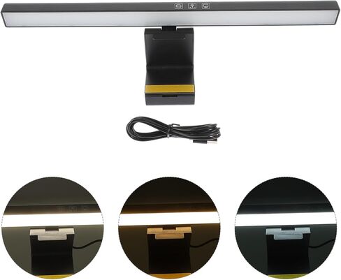 Zerodeko شريط إضاءة شاشة USB مع فلتر ضوء أزرق خافت، مصباح شاشة يمكن التحكم فيه باللمس لحماية العين، مصباح قراءة USB للاستخدام المكتبي والكمبيوتر المنزلي in Kuwait