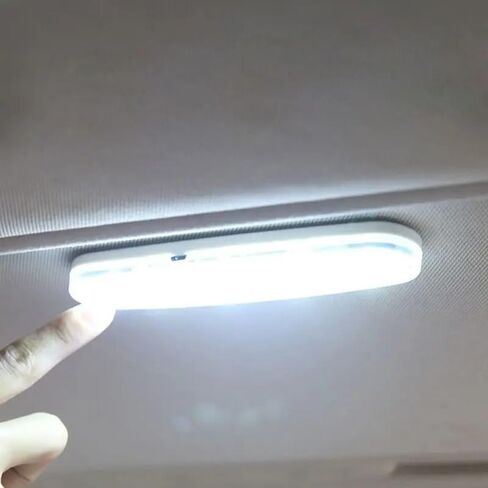 ضوء قراءة سقف السيارة، أضواء سقف السيارة، ضوء داخلي للسيارة عالمي، ضوء قراءة USB قابل لإعادة الشحن، لون أبيض ليلي in Kuwait