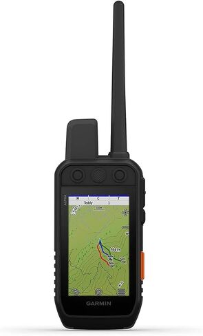 حزمة نظام تتبع الكلاب Garmin Alpha 300i (GPS فقط) GPS - جهاز تتبع متعدد الكلاب GPS وجهاز تدريب عن بعد - يتضمن شاحن PlayBetter المحمول وحبل ربط GPS in Kuwait
