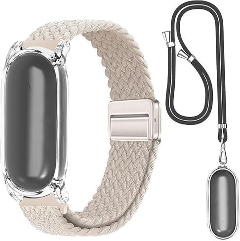 سوار معصم 2 في 1 وشريط للرقبة لجهاز Plaud NotePin AI Voice Recorder - حافظة كمبيوتر عالية الوضوح وحزام نايلون مغناطيسي قابل للتنفس وحزام رقبة قابل للتعديل - الرياضة والأعمال والرجال والنساء (أسود) in Kuwait