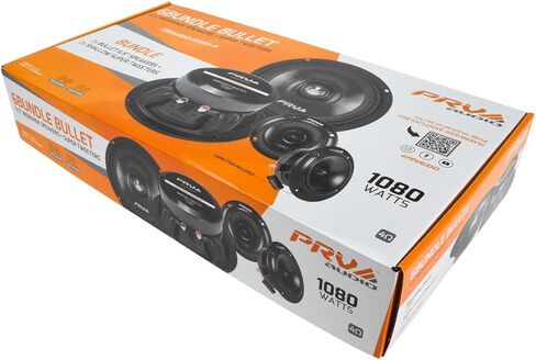 PRV AUDIO 1080 Watts Bundle 2X 6.5 Midrange Speakers 420 Watts, 4 Ohm + 2X Super Tweeters TW500Ti-4 120 Watts, 4 Ohm for Car Audio Systems (2 Speakers, 2 Tweeters) in Saudi Arabia