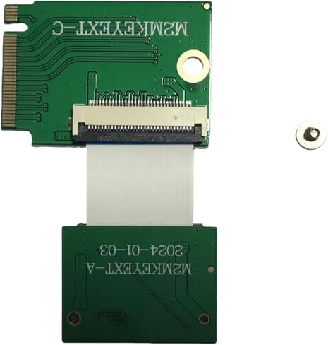 for M.2 NVMe PCIe 3.0 SSD Extension Board Adapter FPC Cable,Desktop Laptop Motherboard 2230 to 2230 2242 2260 2280 22110 SSD Size Converter Adapter Plate,PCIe 3.0 Expandable high Capacity Memory Card in Saudi Arabia