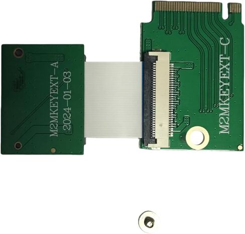 for M.2 NVMe PCIe 3.0 SSD Extension Board Adapter FPC Cable,Desktop Laptop Motherboard 2230 to 2230 2242 2260 2280 22110 SSD Size Converter Adapter Plate,PCIe 3.0 Expandable high Capacity Memory Card in Saudi Arabia