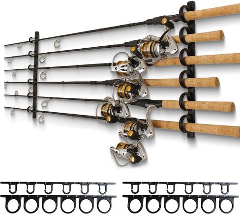 Rush Creek Creations Ceiling Fishing Rod Holder for 6 Rods, Fishing Gear in Saudi Arabia
