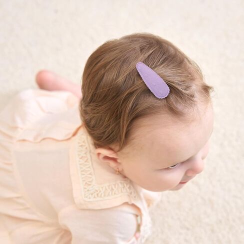 choicbaby 8pcs Baby Girl Hair Bow Clips Set, Purple Toddler Hair Clips Boutique Grosgrain Ribbon Bow Hair Barrettes Accessories for Infant Toddler Kids in Saudi Arabia