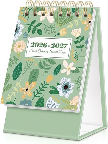 تقويم مكتب صغير 2026-2027، تقويم مكتب الأزهار 2026 - يمتد من يناير 2026 حتى ديسمبر 2027، تقويم مكتبي صغير لمدة 24 شهرًا 2026 للمدرسة والمنزل واللوازم المكتبية in Kuwait