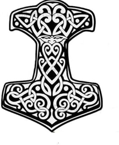Vector Files Laser Cutting Hammer of Thor Design Cdr Eps, Dxf Dwg and SVG in Saudi Arabia