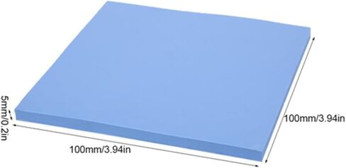 وسادة توصيل حرارية 100 × 100 × 5 مم 1.5 وات/م-ك لوحدة المعالجة المركزية/وحدة معالجة الرسومات ورقة تبديد الحرارة للإلكترونيات، LED، مصدر الطاقة، محركات الأقراص الصلبة (100 * 100 * 5 مم) in Kuwait