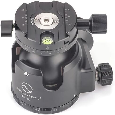 SUNWAYFOTO XB-52DDHi Tripod Ball Head w Arca Compatible Panning QR Clamp Low Profile 132lb Max Load in Saudi Arabia