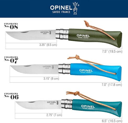 OPINEL No.7 Colorama - سكين جيب قابل للطي مصنوع من الفولاذ المقاوم للصدأ للاستخدام اليومي in Kuwait