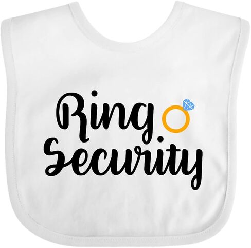 inktastic Ringbearer Ring Security Baby Bib in Saudi Arabia