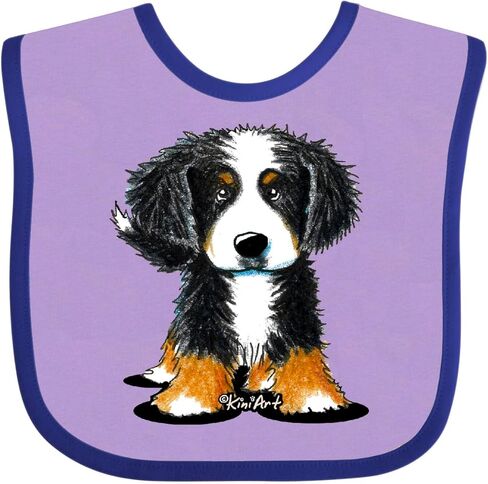 inktastic Bernese Mountain Dog Baby Bib - KiniArt in Saudi Arabia