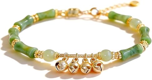 Jade Bracelet for Women Good Luck Charm Money Bracelet Wealth Natural Stone Green Beaded Jade Bangle Blessing Charm Red Jewelry Friendship Birthday Gifts in Saudi Arabia