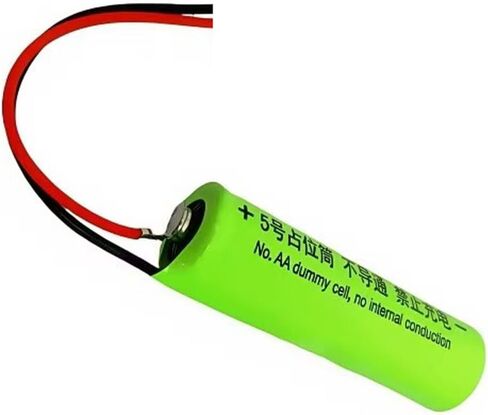 14500 LR6 AA Dummy Fake Battery Eliminator with Input Cable Setup Shell Placeholder Cylinder Conductor Virtual 0V Cells for Fan LED Light Toy in Saudi Arabia