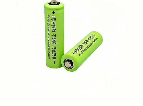14500 LR6 AA Dummy Fake Battery Eliminator with Input Cable Setup Shell Placeholder Cylinder Conductor Virtual 0V Cells for Fan LED Light Toy in Saudi Arabia