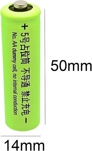14500 LR6 AA Dummy Fake Battery Eliminator with Input Cable Setup Shell Placeholder Cylinder Conductor Virtual 0V Cells for Fan LED Light Toy in Saudi Arabia