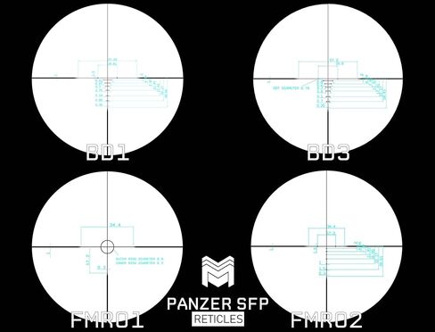 Monstrum Panzer 3-9x40 نطاق البندقية مع AO قابل للتعديل الهدف ونطاق الإزاحة in Kuwait