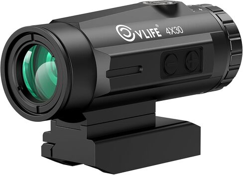 CVLIFE 4X Compact Prism Scope with Motion Awake Technology, 10 Levels Red Illuminated BDC Reticle, Electronic Button Control, Fully Multi-Coated Lenses, Two Height Settings in Saudi Arabia