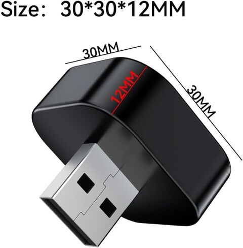 محول CYBERDRIVE اللاسلكي CarPlay لأجهزة iPhone وAndroid صغير الحجم (تحديث جديد)، التوصيل والتشغيل، اتصال سريع ومستقر، محول لاسلكي لـ CarPlay وAndroid مع منفذ USB/USB-C (حجم صغير) in Kuwait