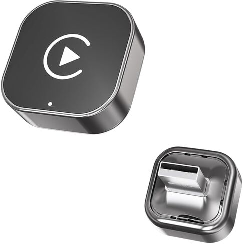 محول CarPlay اللاسلكي لهاتف Apple iPhone - ترقية CarPlay السلكي إلى جهاز لاسلكي، على شكل حرف T صغير لتوصيل USB في السيارة وتشغيل إعادة الاتصال التلقائي، اتصال تلقائي، بدون تأخير [ترقية 2026] in Saudi Arabia