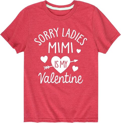 Instant Message - Sorry Ladies Mimi is My Valentine - Love - Toddler Short Sleeve T-Shirt in Saudi Arabia