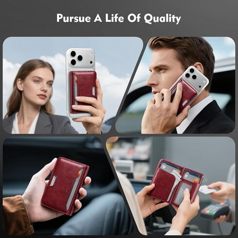 Antsturdy for Magsafe Wallet Stand with Holder,PU Leather RFID Blocking Card Holder,5 Card Slots,Strong Magnet Minimalist Flip Folio Kickstand for iPhone 17/16/15/14/13/12/Pro/Max/Plus/Air,White in Saudi Arabia