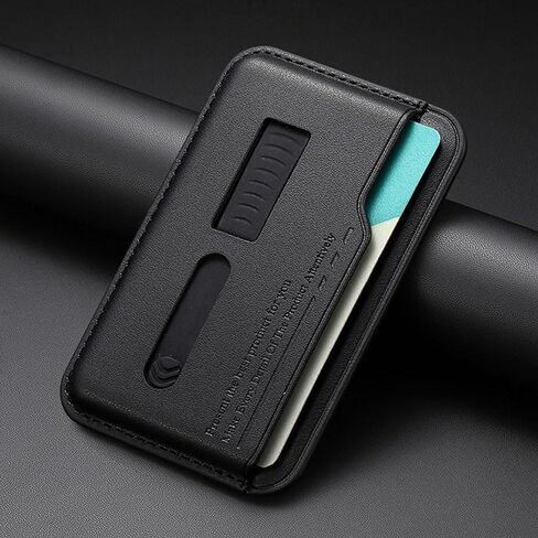 Magnetic Wallet,Wallet with 1 Card Slots, Card Holder forMobile phone with magnetic attachment, Fit 3 Cards in Saudi Arabia