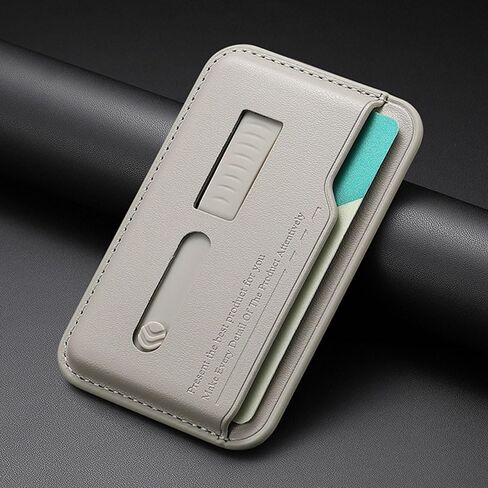 Magnetic Wallet,Wallet with 1 Card Slots, Card Holder forMobile phone with magnetic attachment, Fit 3 Cards in Saudi Arabia