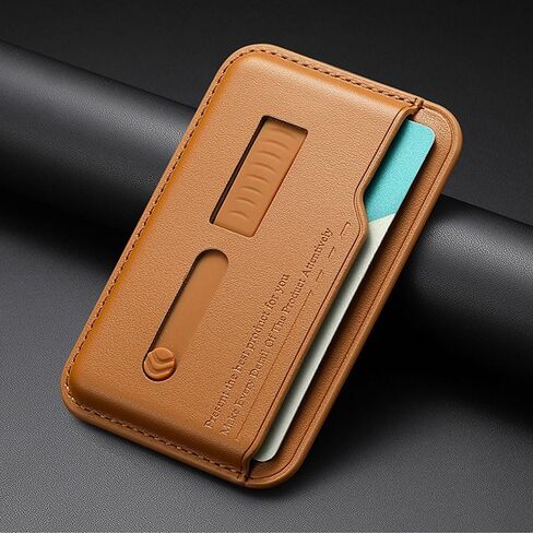 Magnetic Wallet,Wallet with 1 Card Slots, Card Holder forMobile phone with magnetic attachment, Fit 3 Cards in Saudi Arabia