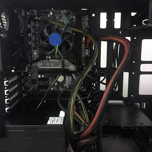 PC 4Pin مروحة محول الطاقة 1 إلى 2/3 الفاصل النايلون الأكمام حالة الكمبيوتر موصل كابل التحكم في درجة الحرارة in Kuwait
