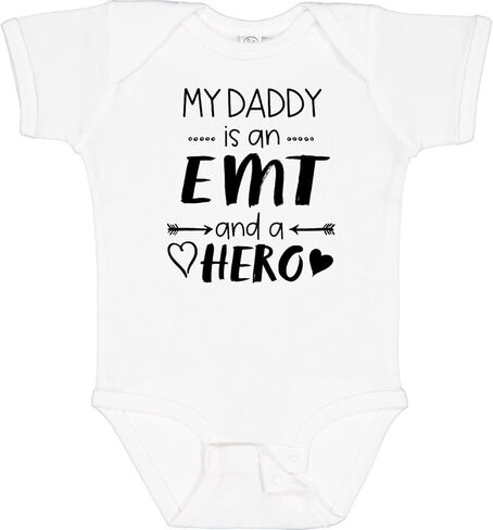 Inktastic My Daddy هو EMT وبدلة الطفل البطل in Kuwait