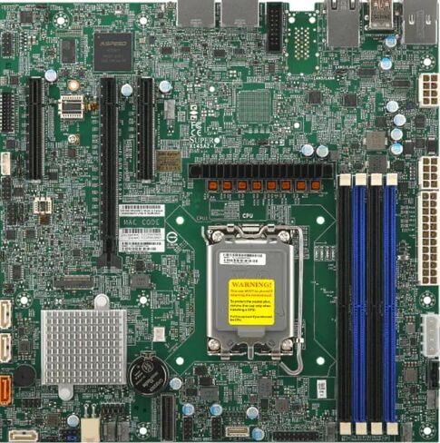 لوحة سوبرمايكرو X14SAZ-F السائبة إنتل W880 | كور الترا 9/7/5 السلسلة 2 | 192 جيجابايت DDR5 | PCIe 5.0/4.0 | شبكة محلية مزدوجة 2.5 جيجا | 4 يعرض | م.2 | 4X ساتا | تي بي ام 2.0 | 12 فولت تيار مستمر | vPro in Kuwait