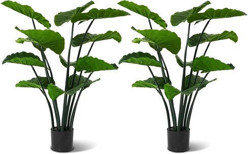 47.25'' Artificial Tree with Planter Pot, Faux Floor Plant, Trees Artificial Indoor, Decorativas for Artificial Plants, Indoor and Outdoor Fake Plants for Home Living Office Decor in Saudi Arabia