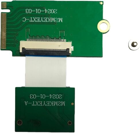 for Legion Go Handheld M.2 NVMe PCIe 3.0 SSD Adapter Board Flat Rigid Flex FPC Cable,Desktop Laptop Motherboard 2242 to 2280 SSD Adapter Plate 90 Degree,PCIe 3.0 Expandable high Capacity Memory Card in Saudi Arabia