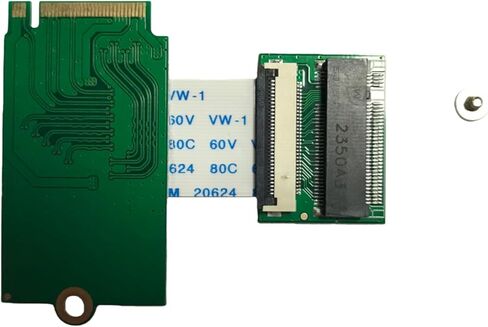 for Legion Go Handheld M.2 NVMe PCIe 3.0 SSD Adapter Board Flat Rigid Flex FPC Cable,Desktop Laptop Motherboard 2242 to 2280 SSD Adapter Plate 90 Degree,PCIe 3.0 Expandable high Capacity Memory Card in Saudi Arabia