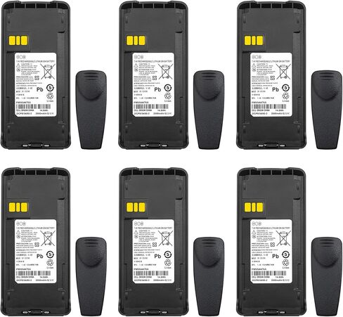 6PCS PMNN4476A PMNN4080 PMNN4082 Battery for Motorola CP100D CP185 CP1200 CP1300 CP1600 CP1660 CP476 CP477 EP350 AAH03RDF8AA7AN PMNN4082BR PMNN4081AR 2000mAh in Saudi Arabia