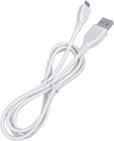 كابل شاحن USB صغير أبيض بطول 5 أقدام متوافق مع مكبر الصوت المحمول Altec Lansing Baby Boom IMW269N in Kuwait
