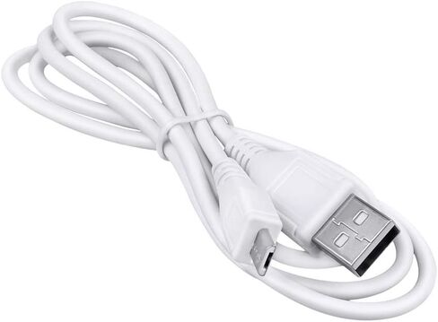كابل شاحن USB صغير أبيض بطول 5 أقدام متوافق مع مكبر الصوت المحمول Altec Lansing Baby Boom IMW269N in Kuwait