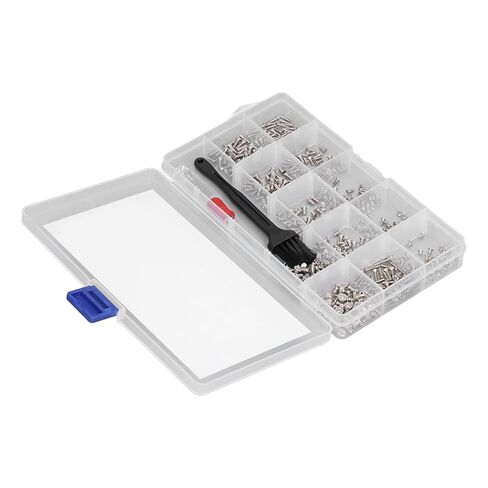 Computer Screws Assortment Kit, 600Pcs Computer Screws Assortment Kit Micro Flat Head M2 M2.5 M3 with Screwdriver Brush for Hard Drive, Screw Guns in Saudi Arabia