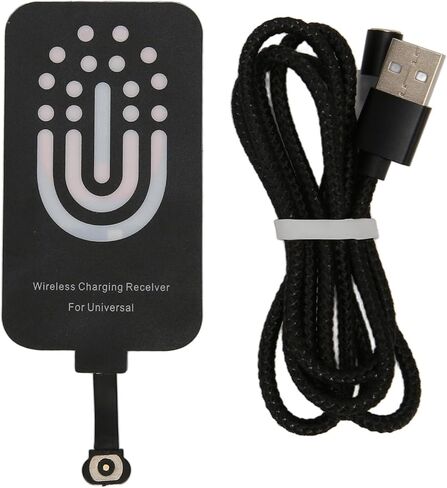 Type C Charging Receiver, Thin Wireless Magnetic Dual Purpose Charger Receiver, Charging Patch for All Type C Interface Cell Phones in Saudi Arabia