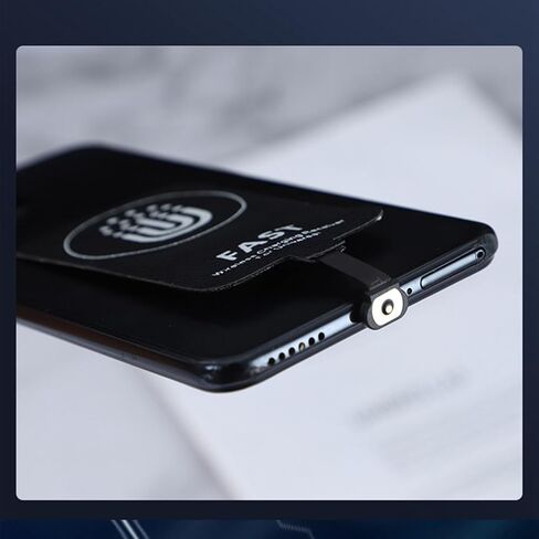 Type C Charging Receiver, Thin Wireless Magnetic Dual Purpose Charger Receiver, Charging Patch for All Type C Interface Cell Phones in Saudi Arabia