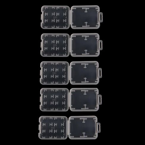 5PCS Standard Memory Card for Case Holder Box Storage,Plastic in Saudi Arabia