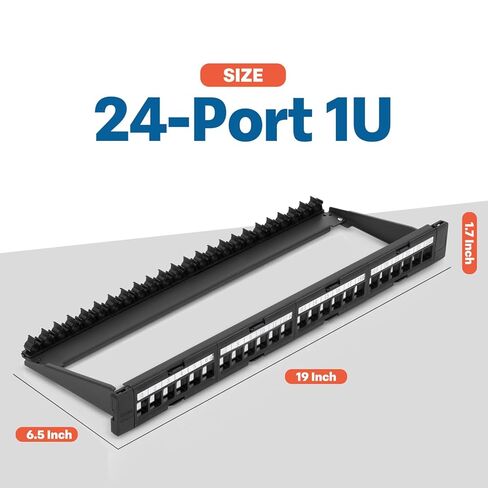 حزمة Everest Media Solutions - عنصران: لوحة تصحيح Keystone ذات 24 منفذًا + 20 حزمة من مقابس RJ45 CAT6 Keystone - أرجواني in Saudi Arabia