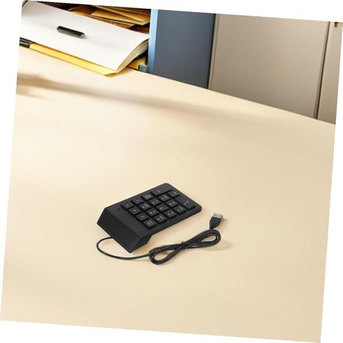 Homoyoyo 2pcs Portable Financial Number Pad USB Numeric Keypad 18-Key Mechanical Keyboard for Laptop Desktop Computer Accounting and Office Use in Saudi Arabia