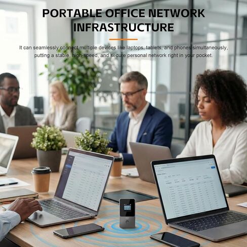 Global Portable WiFi Hotspot for Travel, No SIM Required, 4G LTE Router Covering 140+ Countries, Pay-As-You-Go,Connect Up to 10 Devices,10GB USA Data Included, Lifttime Free Data (12GB/Year) in Saudi Arabia