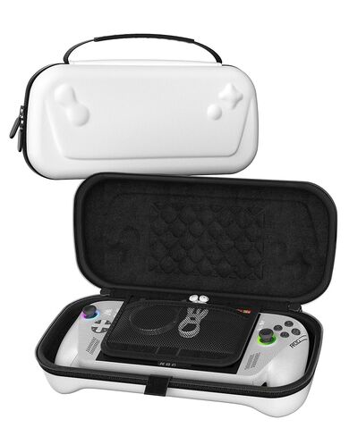 حقيبة حمل ProCase لجهاز ROG Xbox Ally & Xbox Ally X 7 بوصة 2025، حقيبة تخزين صلبة للسفر مصنوعة من مادة EVA مع 5 فتحات لبطاقة SD، وحقيبة واقية لوحدة تحكم الألعاب المحمولة وملحقاتها - أبيض in Saudi Arabia
